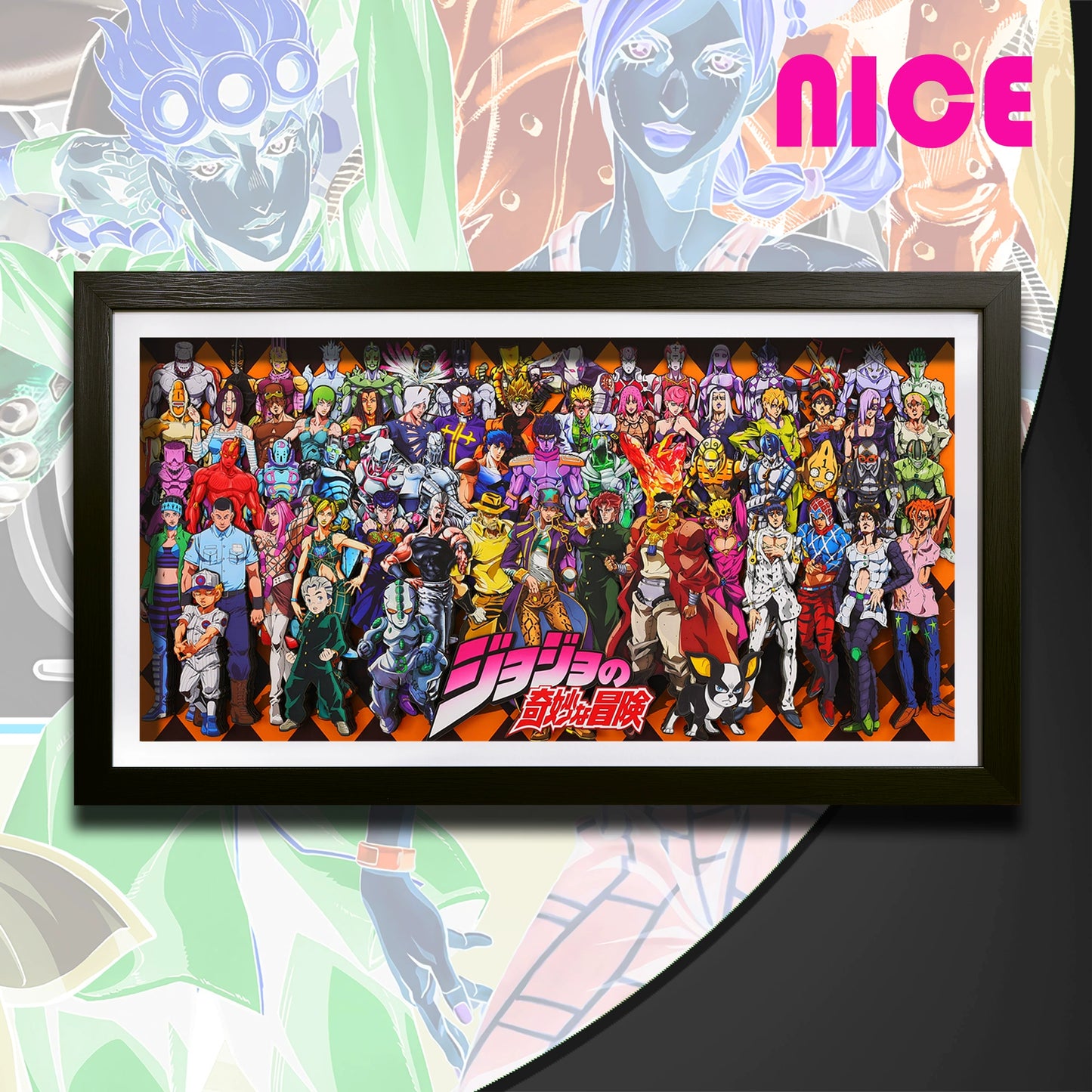3D JOJO Family portraits