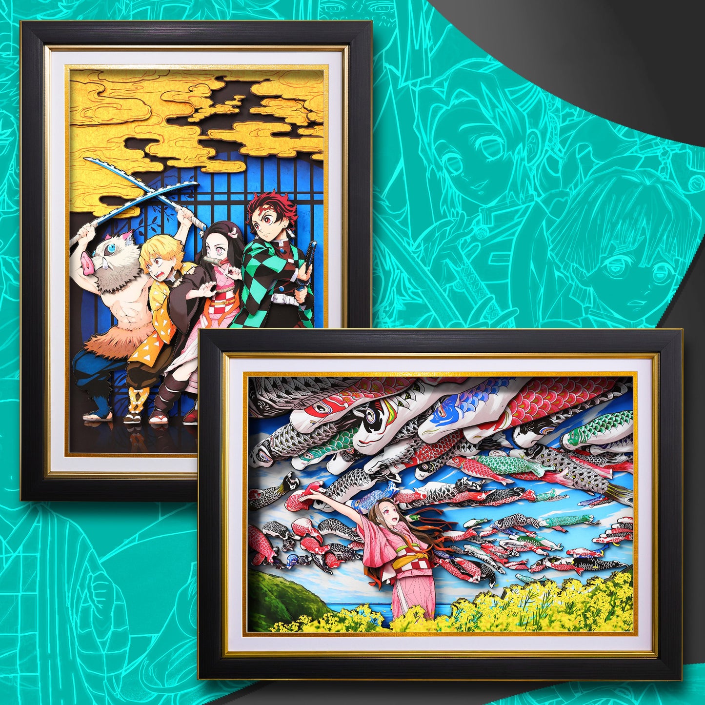 3D Demon Family portraits 3