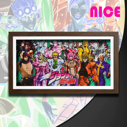 3D JOJO Family portraits