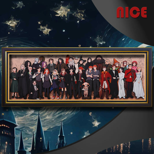 3D HP Hogwarts Family Photo