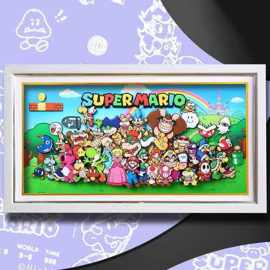 3D Mario Family portraits